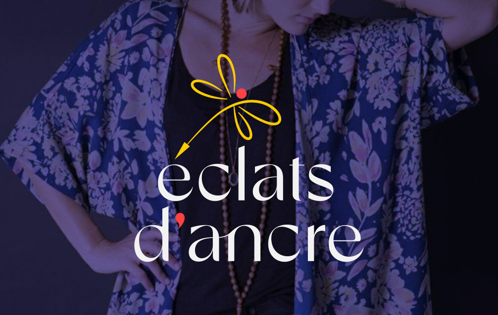 Identité visuelle Eclats d'Ancre - Artisane couturière à Etel