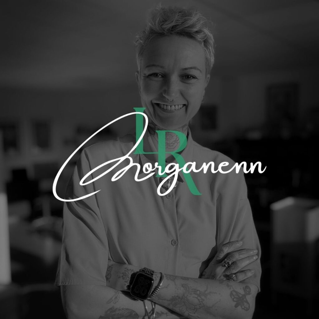 logo Morganenn, coiffeuse à Theix Noyalo - Katell Communication graphiste et webdesigner Morbihan